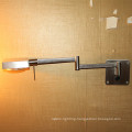 Hotel Decorative Rotatable Satin Nickel Bedside Reading Wall Lamp